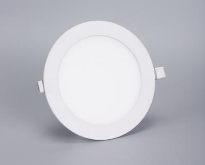 China Circular Office Ceiling Lights White Slim Led Panel Light 18 watts 225 * 10mm Easy Installation for sale