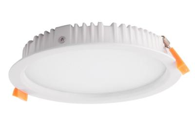 China Round Shape LED Down Lights 6w 80lm / W With Matte White Painting For Aisle Corridor Lighting for sale