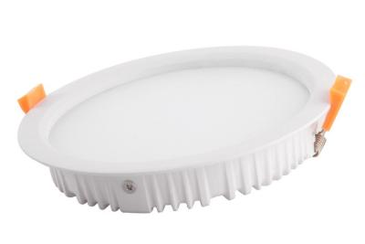 China 120 Degree 12w Led Ceiling DownLight , 3000 / 4000 / 5000k Flat Led Downlights For Office Lighting for sale