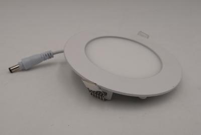 China 6w 6000K Super Slim LED Panel Light Round Recessed Ceiing Panel PF0.5 Isolated Driver for sale