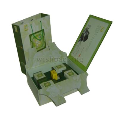 China Premium Recyclable Cardboard Ceylon Paper Tea Box for sale