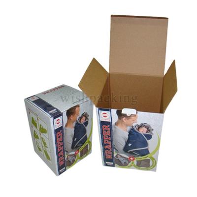 China Recycled Materials FSC Corrugated Reverse Groove Tuck End Cardboard Box for sale