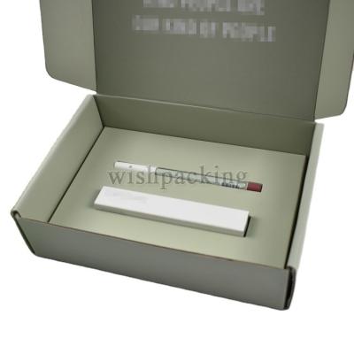 China Recyclable Luxury Recyclable Lipstick Gift Corrugated Cardboard Cosmetics Packaging Box With Store for sale