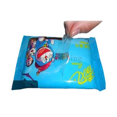 China Waterproof Opening Cloth Wet Sticker Label for sale