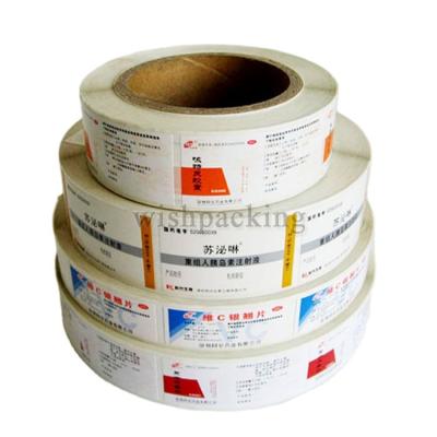 China Waterproof Series Number Person Printed Adhesive Sticker Label for sale