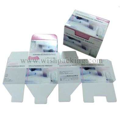 China Micro Biodegradable White Corrugated Duplex Corrugated Pill Pharmaceuticals Chromacard Liner F Flute Corrugation Medicine Paper Box for sale