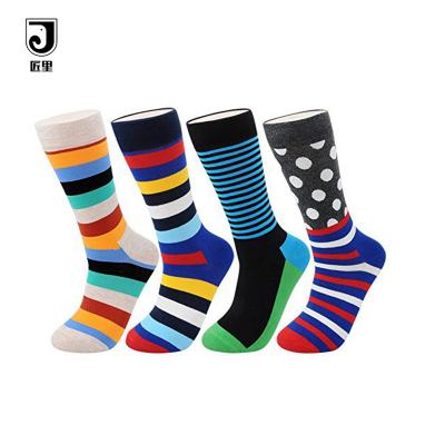 China JL-A177 best men's fashion unique viable awesomed cheap fancyed dress socks for mens suit wholesale English socks high quality for sale