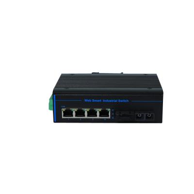 China 1.25G High Speed ​​Industrial Ethernet 2 Ports 1.25G Media Converter +To 4 Fiber Optic Media Converter A6-224G for sale