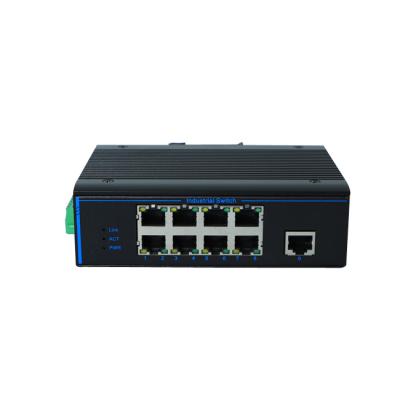 China Shenzhen Factory Network Switch Ethernet Switch Gigabit 9 Gigabit 9 Port 10/100mbps Full Duplex And Half Duplex 8Gbps 2 Year Unmanaged for sale