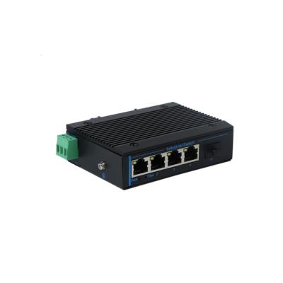 China Industrial Ethernet Switch 4 Port 100Mbps RJ45 Input Network Switch Din Rail Ethernet Switch 1.8G for sale