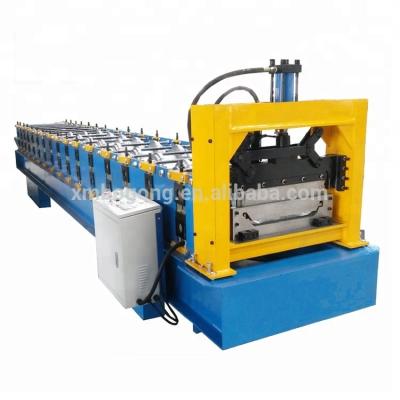 China Hidden roof profile seam lock roofing machine to fix roofing machine for sale