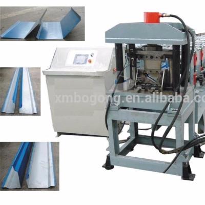 China Roof Profile Water Gutter Making Machine Gutter Forming Machine Metal Gutter Machine for sale