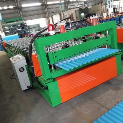 China Building Material Shops Cheap Price Corrugated Roofing Sheet Roll Forming Machine for sale