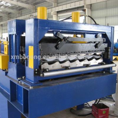 China Building Material Shops Step Tile Roll Forming Machine Glazed Tile Making Machine for sale