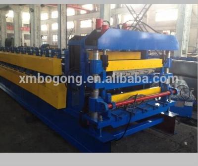 China Building Material Shops Double Layer Roofing Machine Double Tier Roof Panel Machine for sale