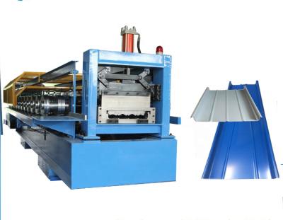 China Building Material Shops Cheap Price POS Seam Roof Panel Roll Forming Machine POS Seam Roofing Machine for sale