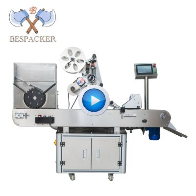 China MT-300 Automatic CLOTHING Sticker Flat Round Labeling Machine Horizontal Type Suitable For Plastic Bottles for sale