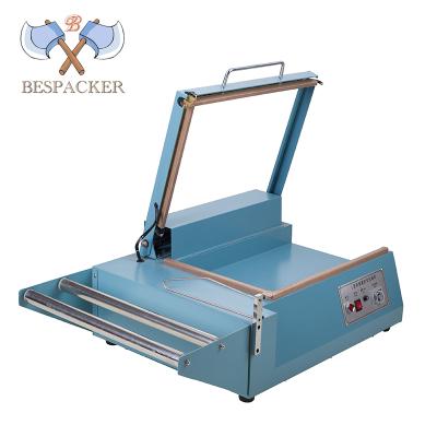 China CLOTHING Bespacker FQL-380 Aluminum Bag Cutting L Type Sealing Machine Heat Shrink Machine Packing Machine for sale