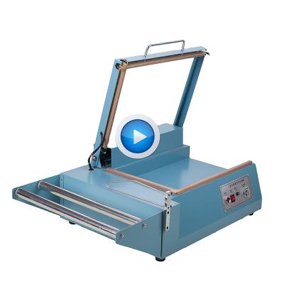 China Hot Sale FQL-380 Manual GARMENT Bespacker Plastic Bags Pouch Seal Lining Machine L Type Slitting Machine for sale