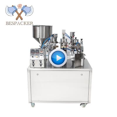 China APPAREL Bespacker XBG-900T Automatic Toothpaste Plastic Aluminum Tube Filling And Sealing Machine for sale