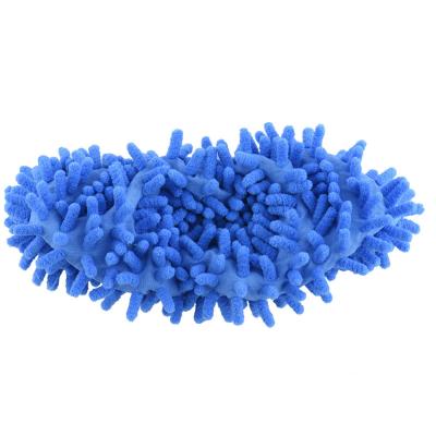 China Durable Microfiber Chenille Slippers MopCovers Clean Slippers Clog Shoe Mop Hat Lazy Household Tools for sale