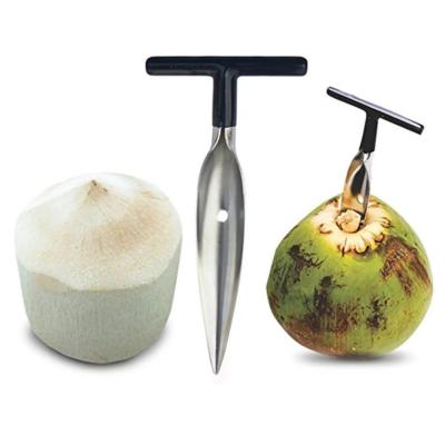 China High Quality Viable Stainless Steel Coconut Opener For Fresh Green Coconut Water Hand Tools for sale