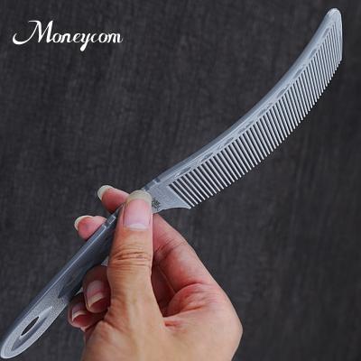 China Tapered Pins Pamper Static Plastic Hair Cutting Comb Barber Hairdressing Salon Accessories Anti Hair Grooming Hair Cutting Comb Wholesale for sale