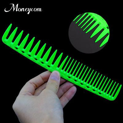 China Green Color Anti Static Barber Comb Salon Hairdressing for sale