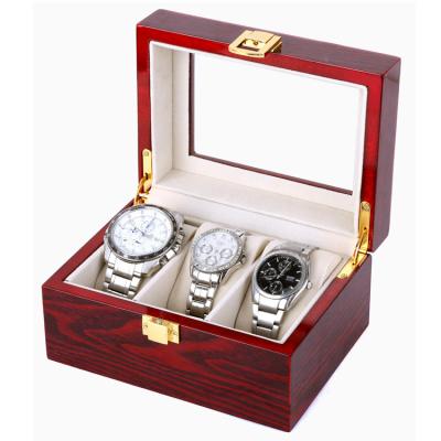 China Watch Storage Pad 2021Fine Single Knot Wooden Watch Box With Sapeli Veneer For Watch Or Men Watch Gift Box Box for sale