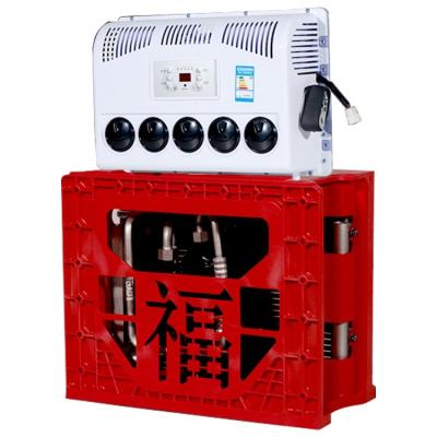 China Factory Price 12V 24V Electric Parking Air Conditioner For Car, Truck Parking Split Air Conditioner $46*16*32cm/47*29*38cm for sale