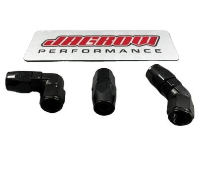 China Jagrow Aluminum Performance AN8 Black Aluminum Oil Air Hoses Fitting for sale