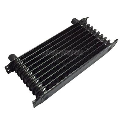 China 10 row 6061 or 3003 universal auto racing auto part engine transmission radiator aluminum oil cooler for sale