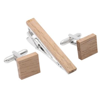 China SAVOYSHI Metal Cufflinks Discreet Luxury Wood Link Cut Sets Rice White Fashion Cufflinks Business Gift Brand Jewelry Concise Design for sale