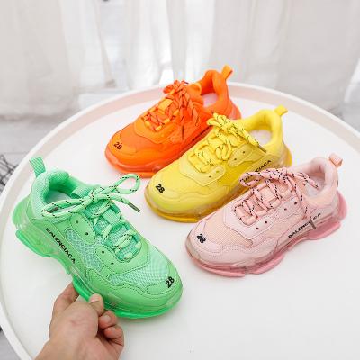 China Hot Selling Anti-odor Kids Shoes Girls Shoes Child Sports Running Shoes for sale