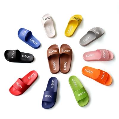 China 2022 China Plus Size CUSHIONING Customized Logo Printing Design Women Slides Man And Unisex Custom Made Slide Slippers for sale