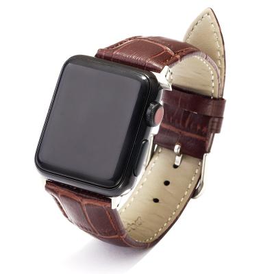 China High Quality Leather Apple Watch Band Leather Watch Band For Apple Watches iWatch 41mm Series 7/SE/6/5/4/3/2/1 38mm 42mm 44mm 40mm Strap 45mm brown/black for sale