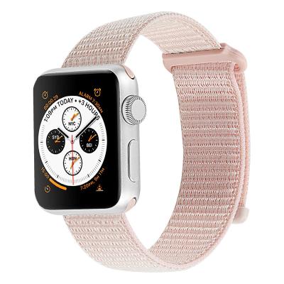 China For Apple Watch Strap Color Strap Nylon For Apple Watch Series 4 Strap Soft Breathable Sport 5 Replacement For Iwatch Series 3 2 1 38mm 42mm for sale