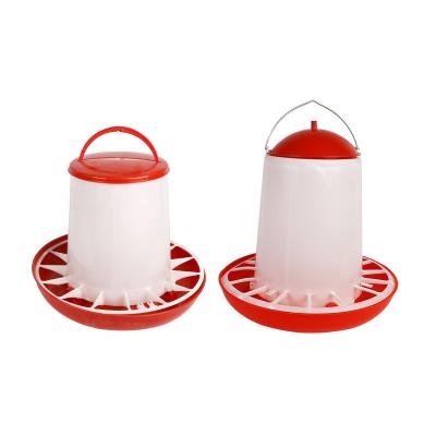 China 1kg 2KG 3kg 6kg 8kg New Convenient Automatic Plastic Chicken Feeder Bowl Feeder Hanging Bucket For Poultry Farm for sale