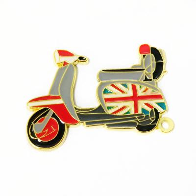 China Metal Shape Key Chain Cute Metal Pendant Zinc Alloy High Quality Motorcycle Material for sale