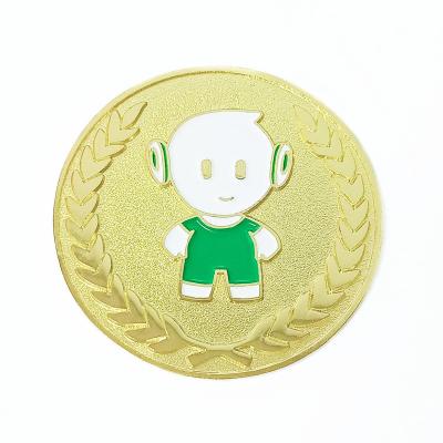 China Cheap Custom Factory Price 3D Design Antique Metal Imitation Gold Challenge Souvenir Commemorative Coin for sale