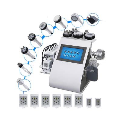 China Weight Loss 9 in 1 Multifunction Beauty Machine/Lipolaser/Cavitation Vacuum/Rf Slimming Beauty Machine for sale