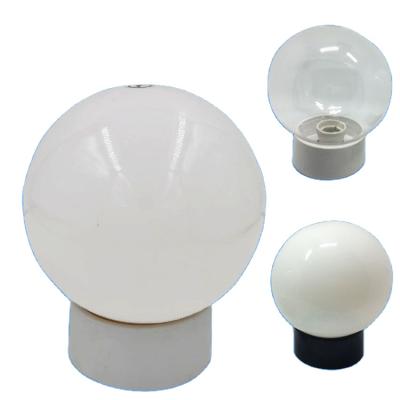 China Modern Hot Selling 250mm Wall Light Fitting PVC/glass Lamp Cover Led Garden Light Outdoor Lampshade for sale