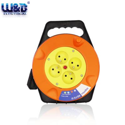 China Safety 10m Extension Cable Reel Wood Heavy Duty Led Empty Plastic Rack For Industrial Type Crane Trailer for sale