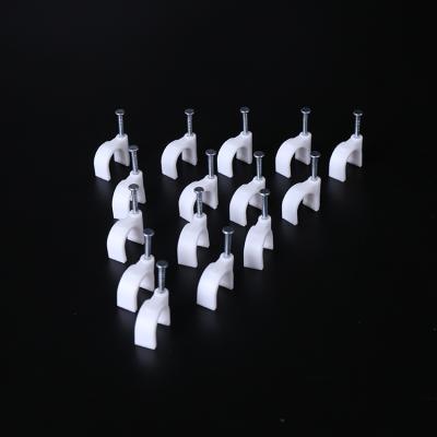 China Plastic Circle White 18mm Nail Machine Elasticity 10mm 12mm 14mm 16mm Round Assembly Cable Clamp Mold for sale