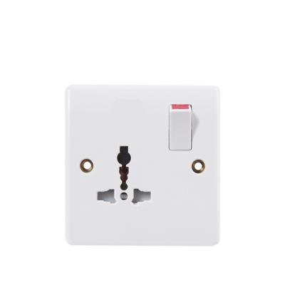 China Security Lighting Switch Us Standard Hot Sale 3 Pin 13a Multi Socket With Switch for sale