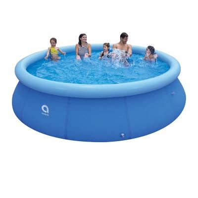 China Easy Install QUICK SET POOL Blue 360cmX90cm Outdoor Swim Pool Above Ground Outdoor Inflatable Swimming Pool for sale