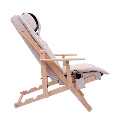 China Massage Chair 4d Folding Relax Wooden Modern Leisure Chair Cover Spandex Fabric Body Massage Chair for sale