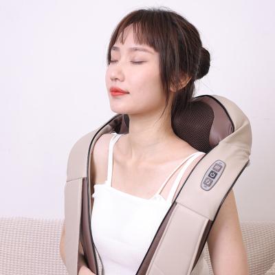 China Factory Wholesale Shoulder Massager Muscle Pain Relief Back Massager Electric Shiatsu Belt Kneading Shawl for sale