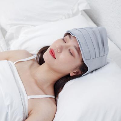 China Hot Sale Smart Sleep Comfier Skin-friendly Fabric Grey Electric Head Massager for sale