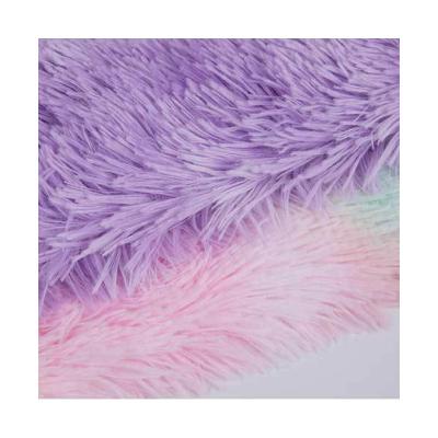 China 2022 fashions polyester breathable high quality colorful long hair 100% comfortable fleece fabric for hometextile for sale